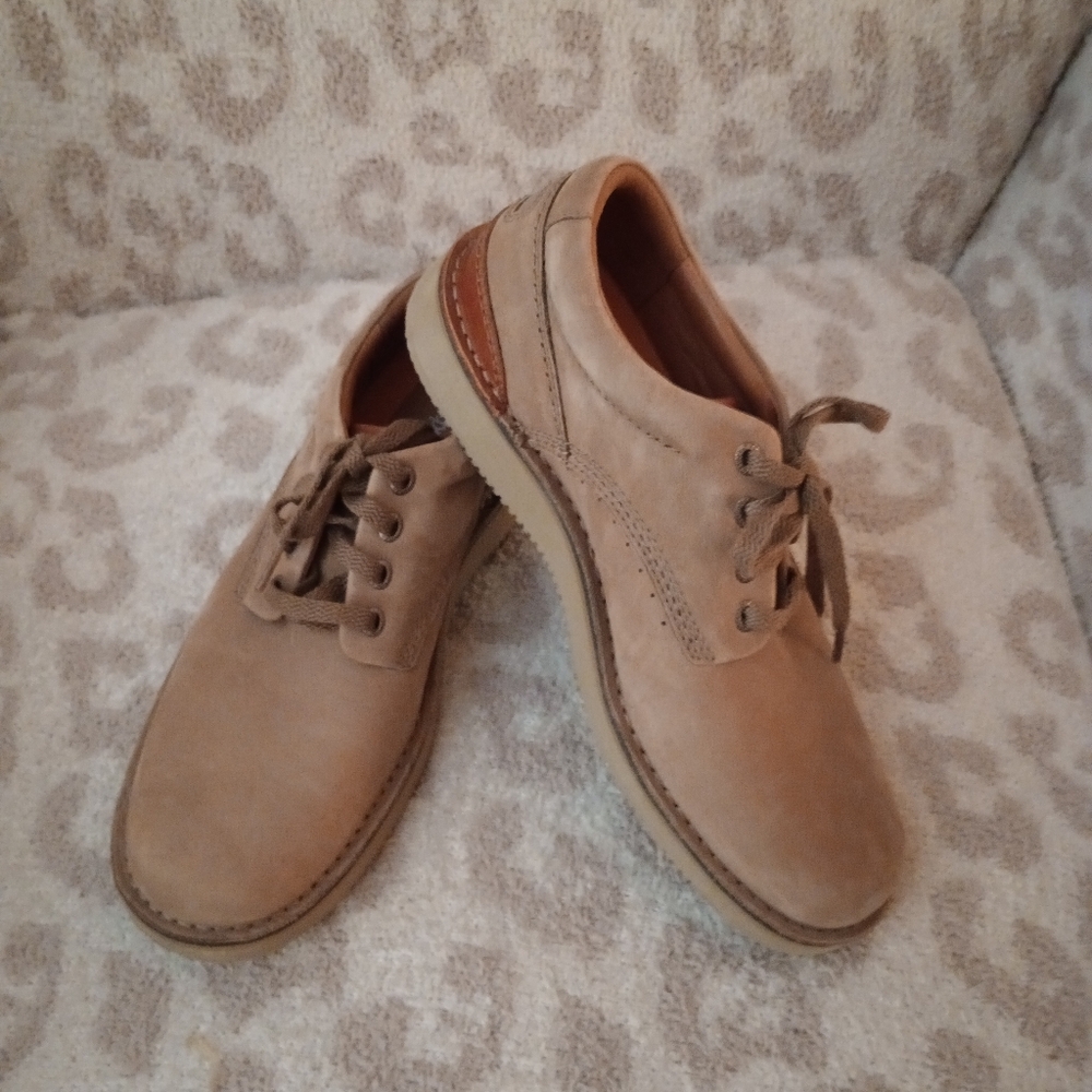 Men's Rockport Suede Oxford Lace Up Shoes
